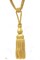 Belagio Single Tassel Tie-Back, 10" Long Tassel, Colors Collection, Light Yellow